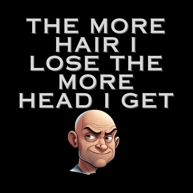 Hairloss humour gift by CPT T's