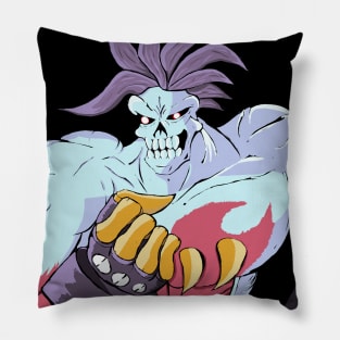 Lord Raptor Undead Metalhead Pillow