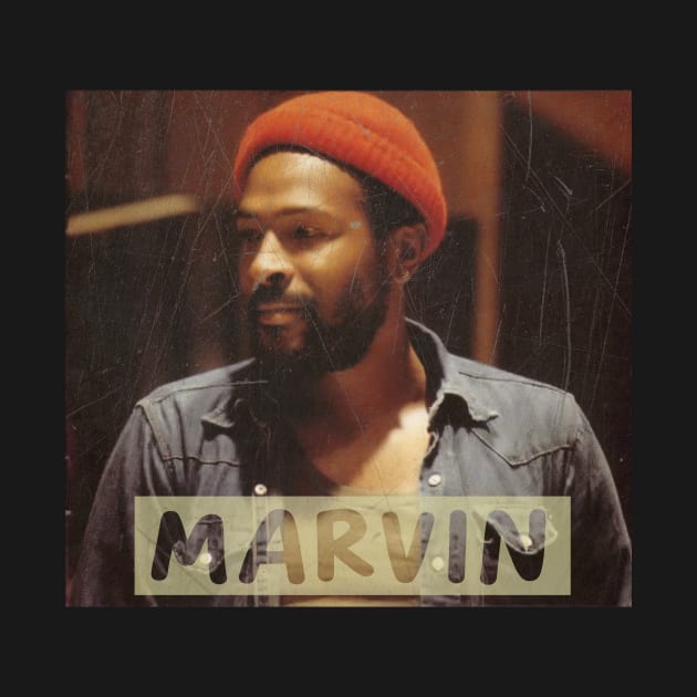 Marvin Gaye vintage by skull yellow