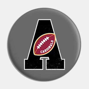 Big Bold Arizona Cardinals Monogram Pin