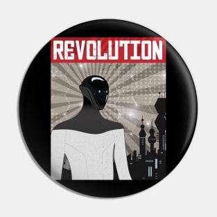 Bot Revolution Pin