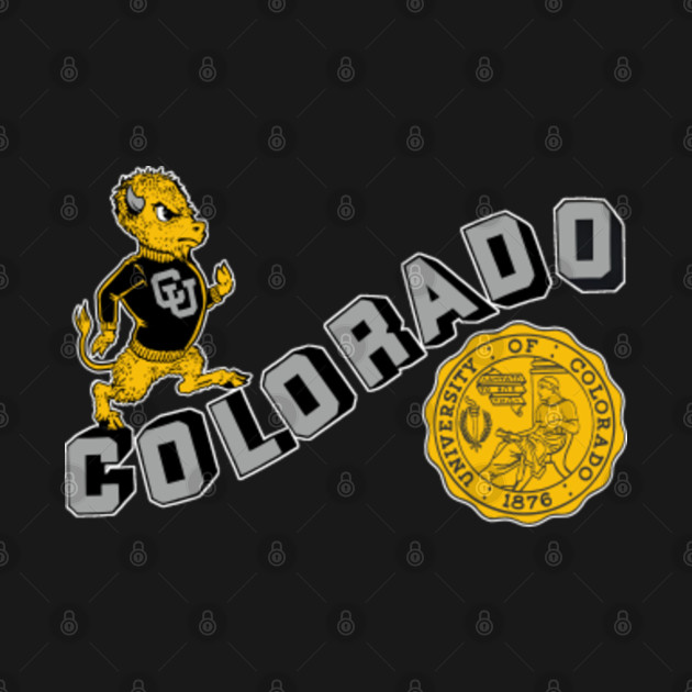 Disover Vintage Colorado Mascot and Seal - Colorado - T-Shirt