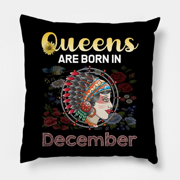 Queen Apache December Pillow by symptomovertake