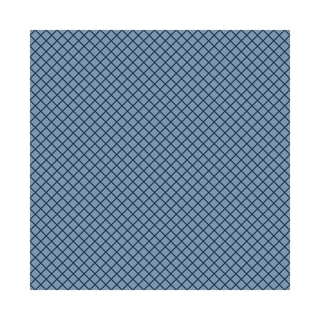 Retro Mustard Blue Modern Pattern by jodotodesign