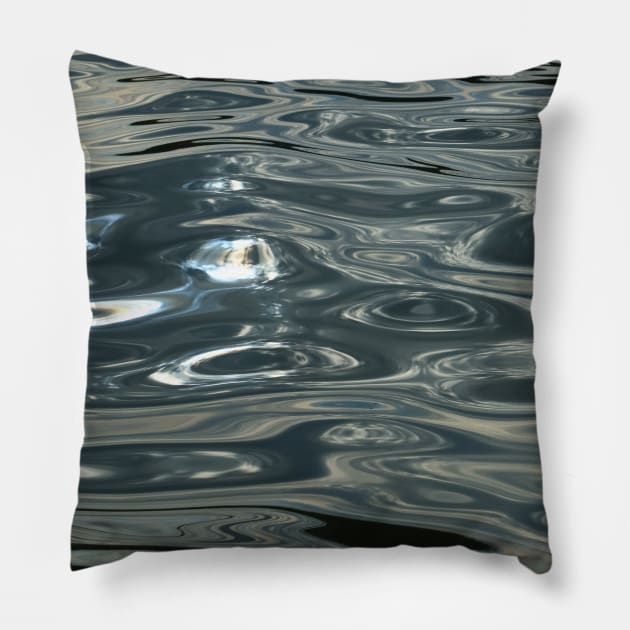 Abstact Ocean Waves 009 Pillow by KaSaPo