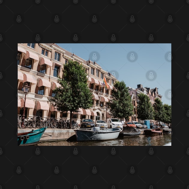 Amsterdam buildings on the canal by LindsayVaughn