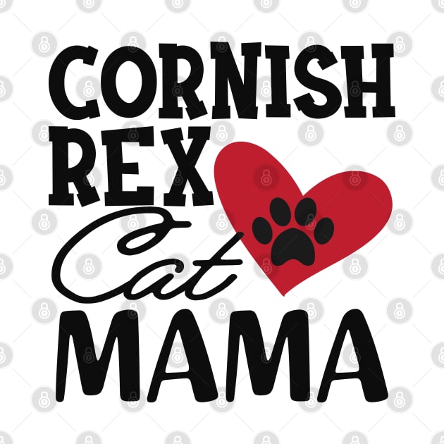 Cornish Rex Cat Mama by KC Happy Shop