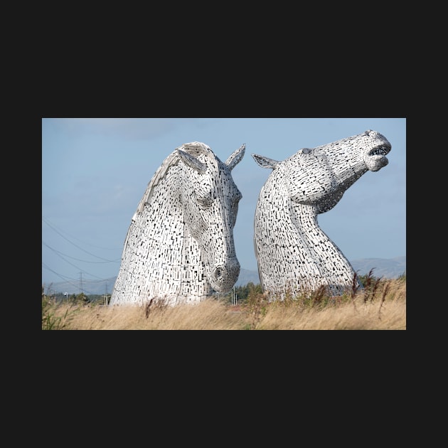 The Kelpies , Helix Park, Falkirk , Scotland by goldyart