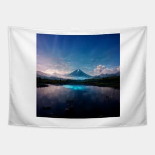 Mount Fuji Landscape Tapestry