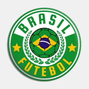 Brasil Football Pin