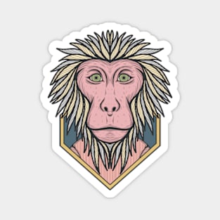 Japanese Macaque Monkey Magnet