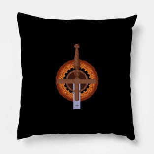 plain divinium sword wielded by warrior nun Pillow