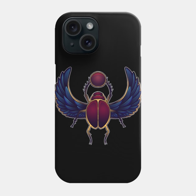 Scarab Beetle Phone Case by CMcIlraith