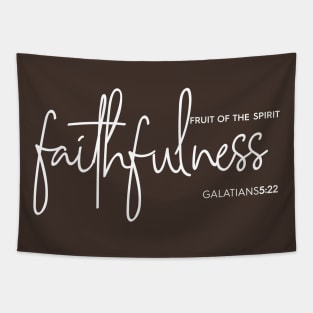 Faithfulness Fruit of the Spirit Christian T-Shirt, T-Shirt, Faith-based Apparel, Women's, Men's, Unisex, Hoodies, Sweatshirts Tapestry