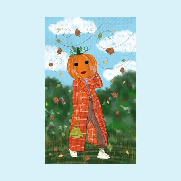 Pumpkin woman by SanMade