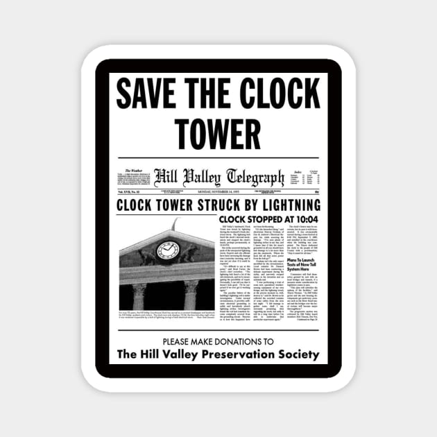 Save The Clock Tower Magnet by burhansannusi