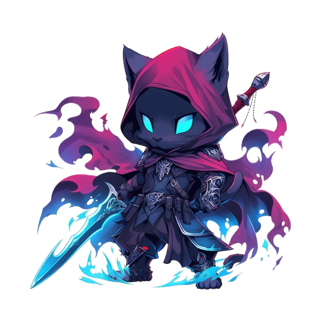 Mystic Knight Cat Hero by SundayDonuts