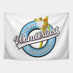 Explore Guatemala wonderlust logo Tapestry