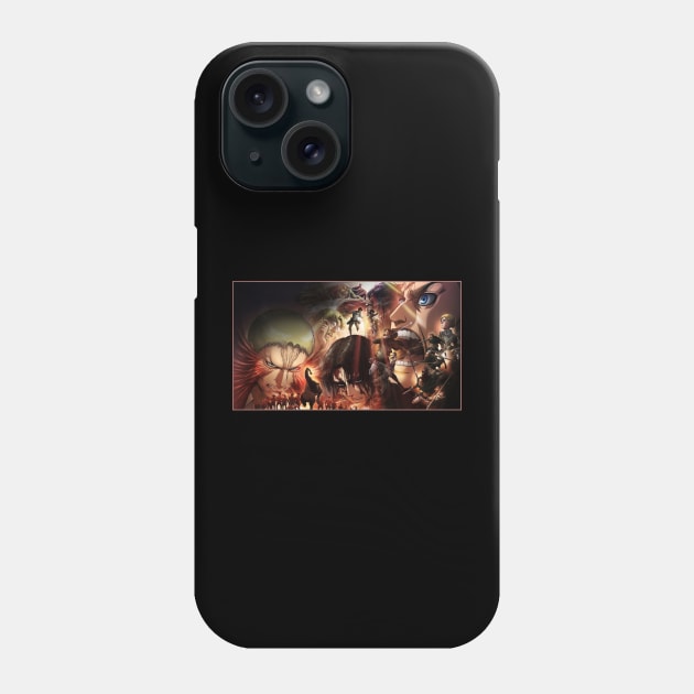 Attack On Titan Phone Case by Qasim