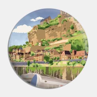 Dordogne train Pin