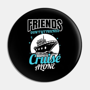 Cruising Friends Partner Cruise Vacation Pin