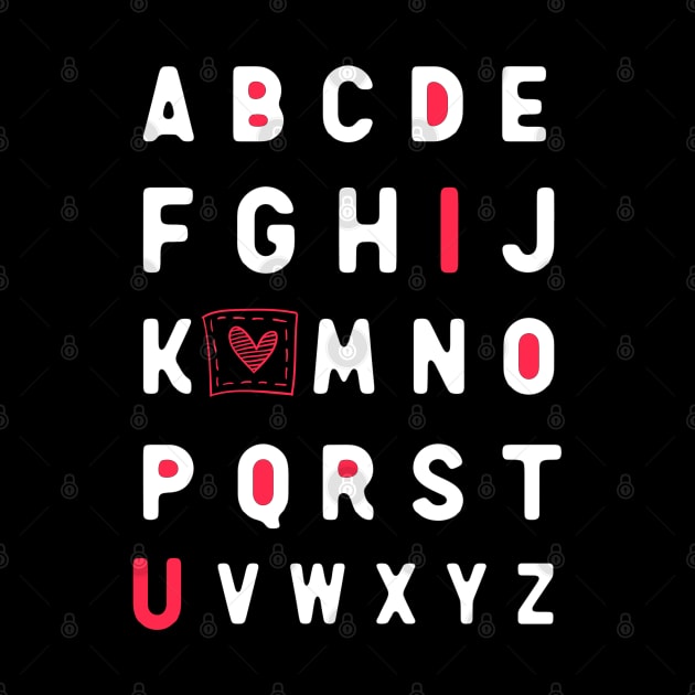 ABCD I Love You by MZeeDesigns