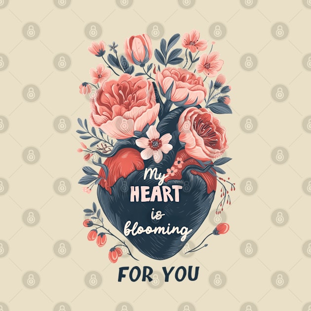 Blooming Heart by CreativeJourney