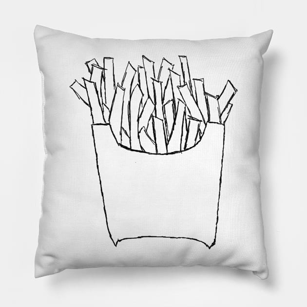 fries Pillow by Medium_well_rare