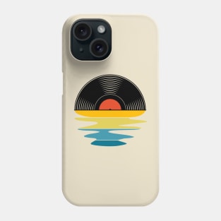 Vinyl and sunset Phone Case