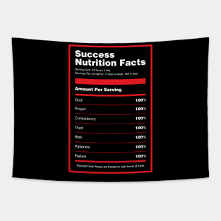 Success Nutrition Tee Tapestry