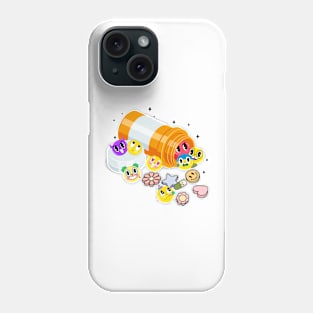 Antidepressant Smile Face Mental Health Awareness Psychology Wellness Gift Phone Case