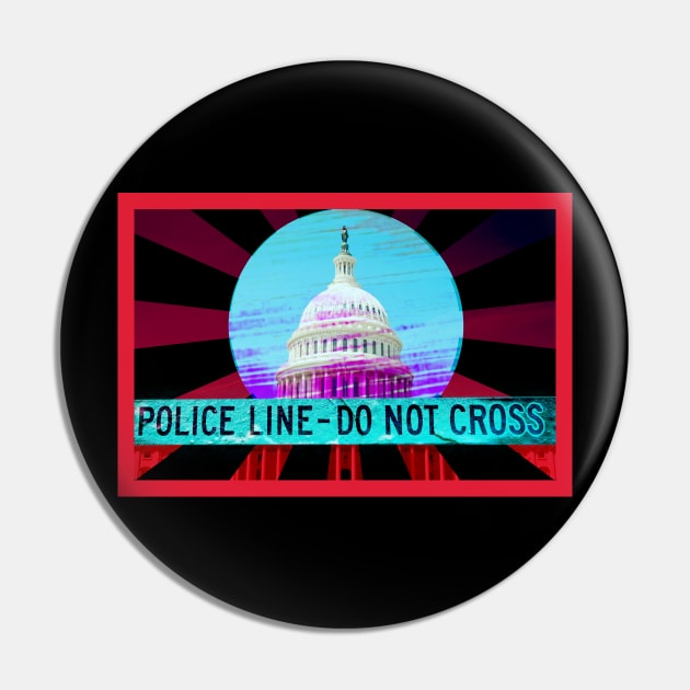 Hold The Capitol Line Pin by L'Appel du Vide Designs by Danielle Canonico