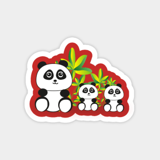 Family’s panda Magnet