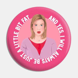 Bridget Jones Little Bit Pin