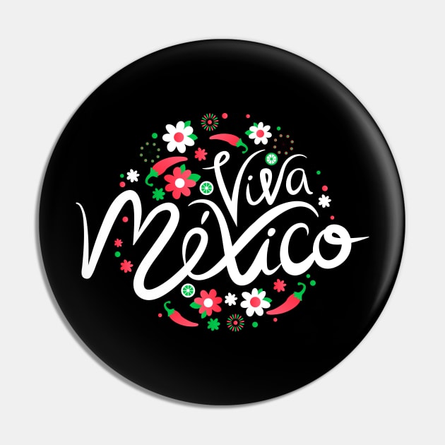 Viva Mexico Pin by Mako Design 