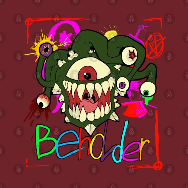 Beholder Graffiti by PreZer0