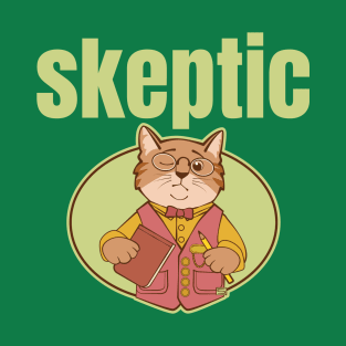 Skeptic Cat T-Shirt