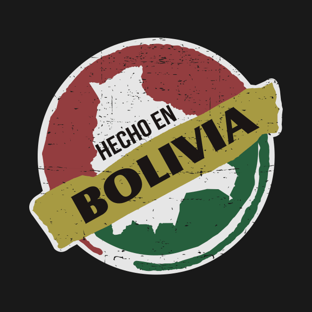 Hecho en bolivia - vintage design by verde