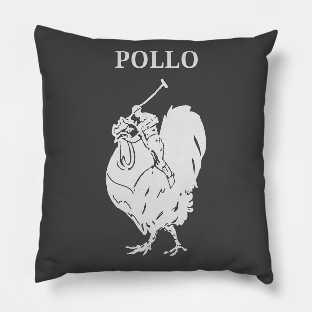 Polo Pollo Pillow by Duendo Design