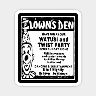 The Clown's Den Night Club - Phoenix Arizona 1974 Magnet