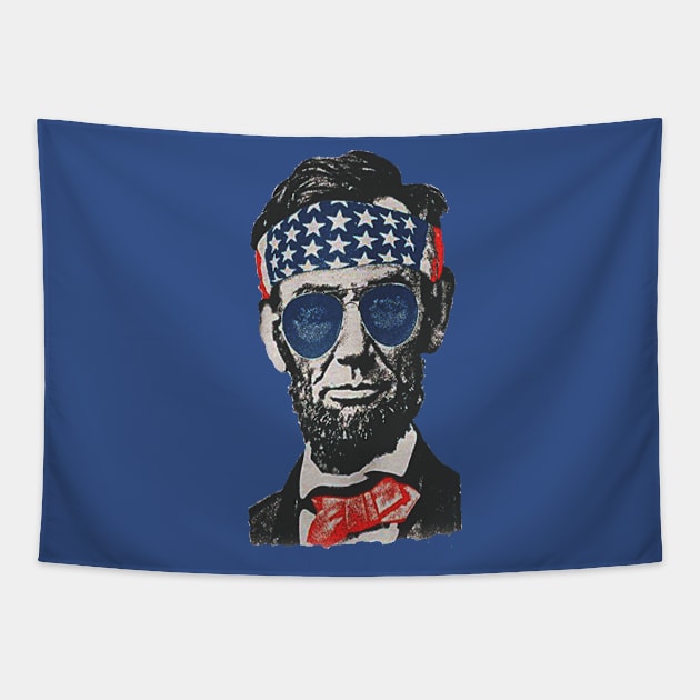 Drinkin With Lincoln Tapestry by Gsweathers