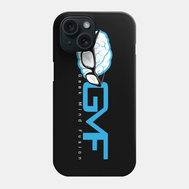 Geek Mind Fusion Logo Horizontal (Dark Colors) Phone Case by GeekMindFusion