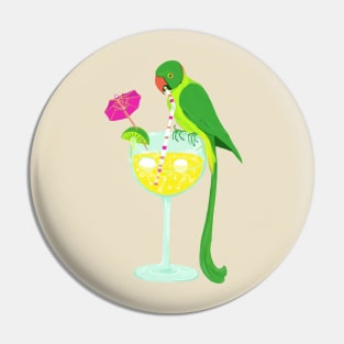 Liquid Sunshine - Parrot Pin