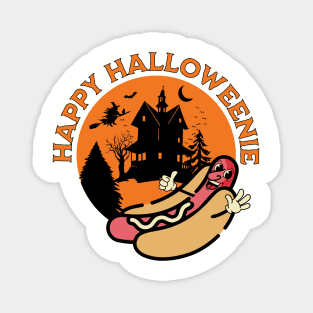 Happy Halloweenie Magnet