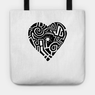 HEART LABRYNTH Tote