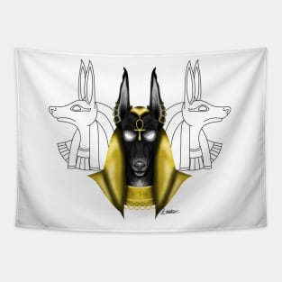 ANUBIS GOD OF DEATH Tapestry