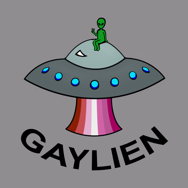 Lesbian Gaylien Pride Alien by MythicalPride