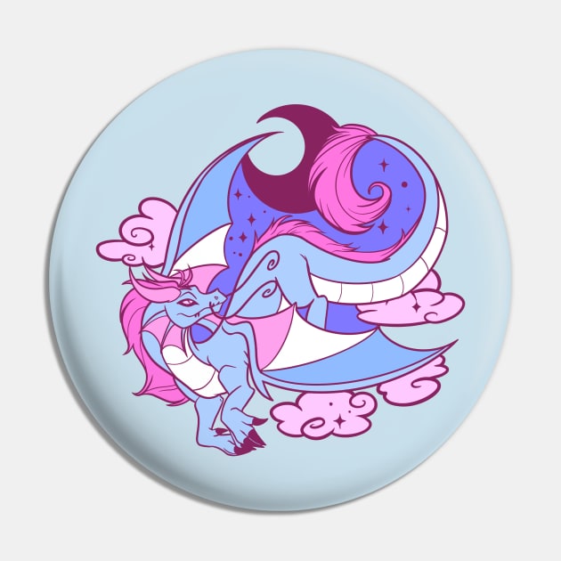 Trans Dragon Pin by SophieScruggs