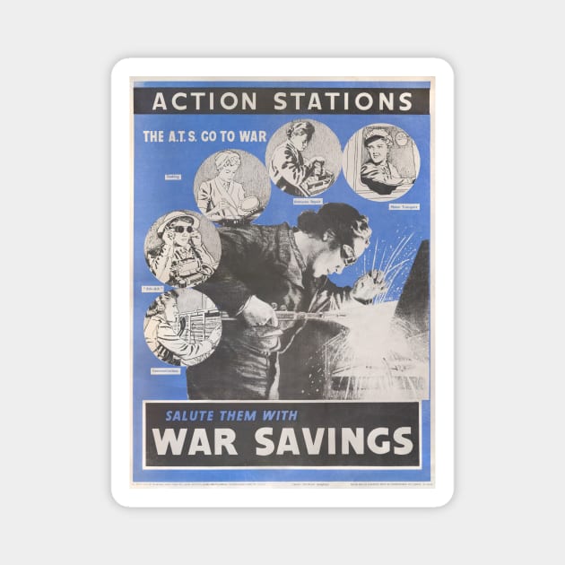 Reprint of British wartime poster. Magnet by JonDelorme