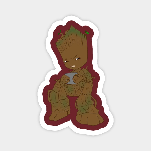 I AM Groot Teen Magnet by kelsmister